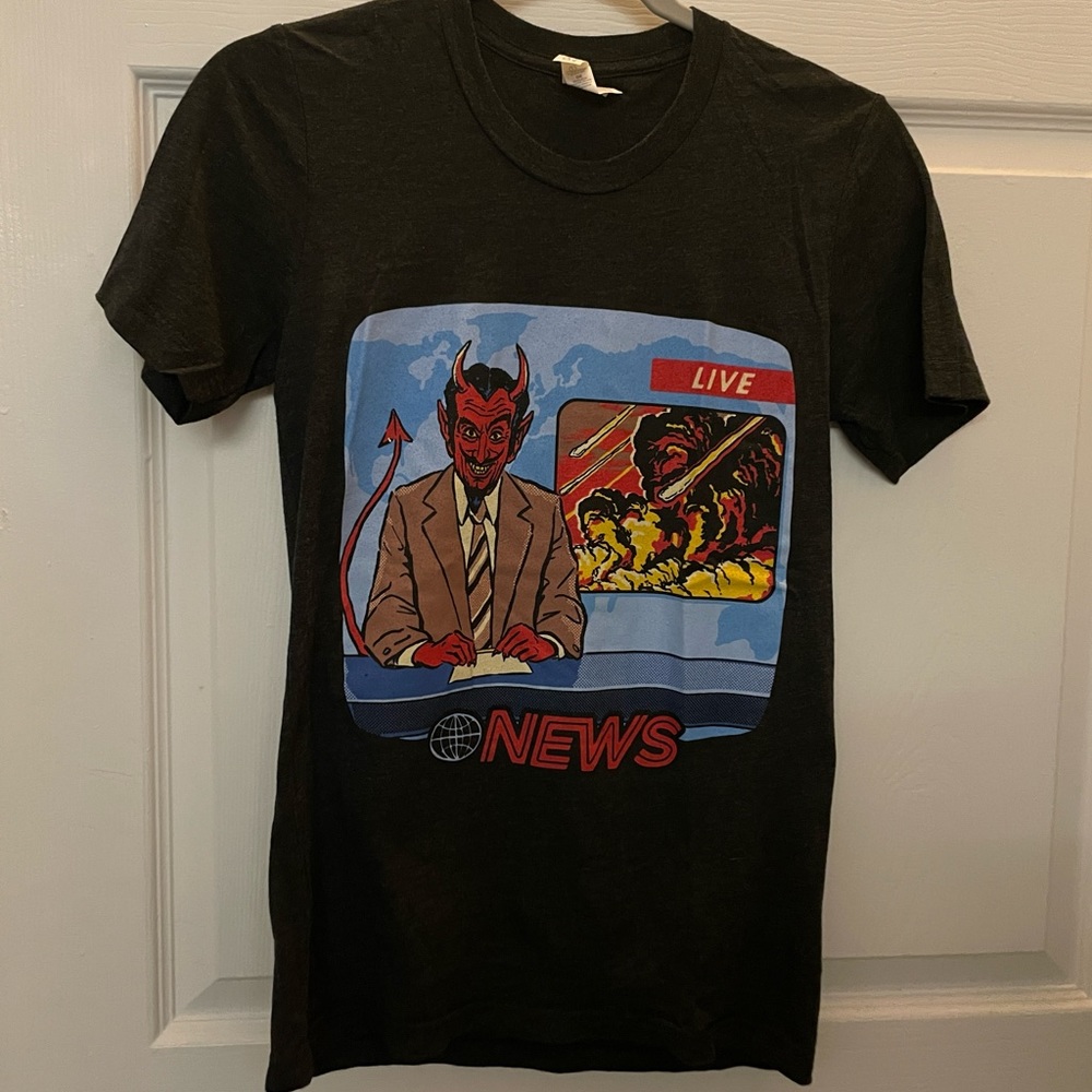 Breaking News Devil Tee